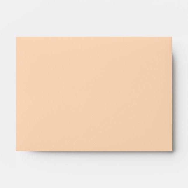 Solid Colour Peach Puff Envelopes (Front)