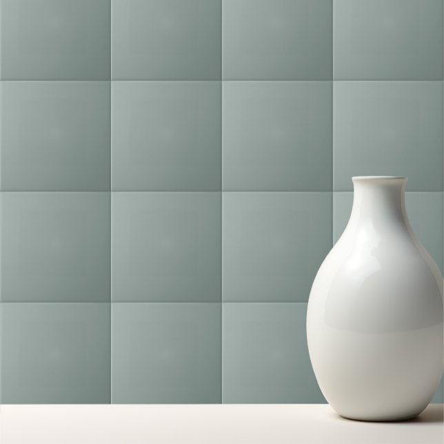 Solid colour plain agave green blue tile (Creator Uploaded)