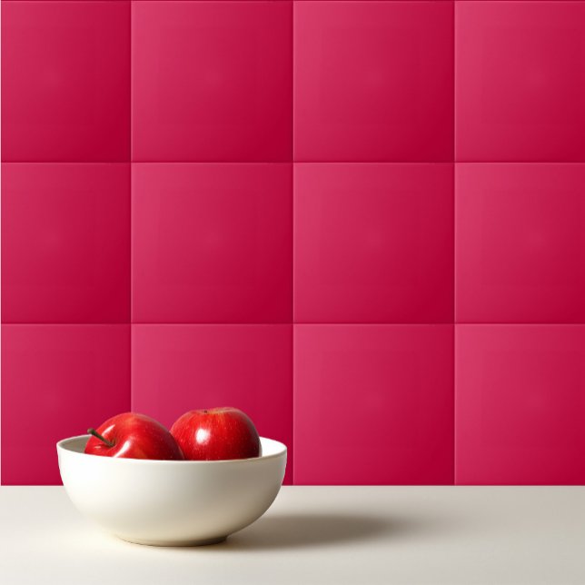 Solid colour plain amaranth ruby red tile (Creator Uploaded)