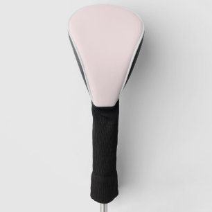 Solid colour plain blushing pink golf head cover