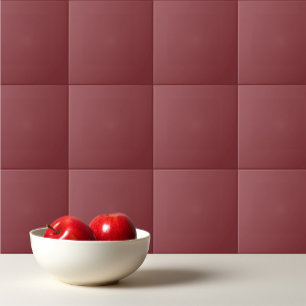 Solid colour plain Brick Red Tile