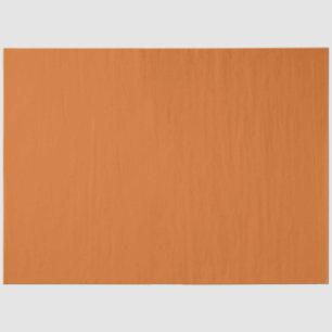 Solid colour plain burnt orange cinnamon tissue paper
