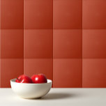 Solid colour plain burnt orange red tile<br><div class="desc">Solid colour plain burnt orange red design.</div>