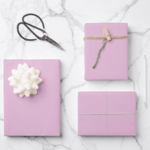 Solid colour plain candy pink wrapping paper sheet