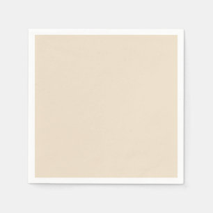 Solid colour plain Champagne beige Napkin