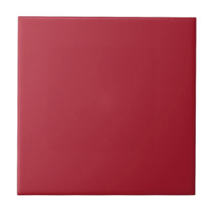 Solid colour plain Christmas red Tile