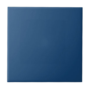 Solid colour plain dark blue Winter night Skies Tile