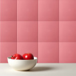 Solid colour plain Dark Coral pink Tile<br><div class="desc">Solid colour plain Dark Coral pink design.</div>
