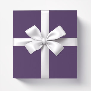 Solid colour plain dark purple acai berry wrapping paper