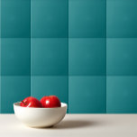 Solid colour plain Deep Aqua teal Tile<br><div class="desc">Solid colour plain Deep Aqua teal design.</div>