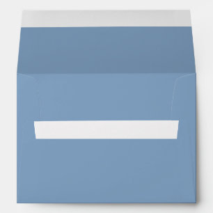 Solid colour plain dusty blue pastel envelope