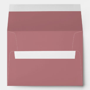 Solid colour plain Dusty Rose Envelope