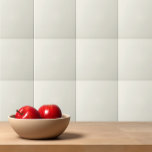 Solid colour plain Ecru White Tile<br><div class="desc">Solid colour plain Ecru White design.</div>