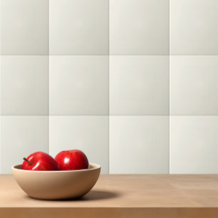 Solid colour plain Ecru White Tile