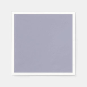 Solid colour plain Languid Lavender Napkin