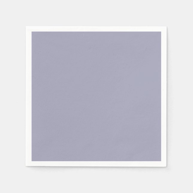 Solid colour plain Languid Lavender Napkin (Front)