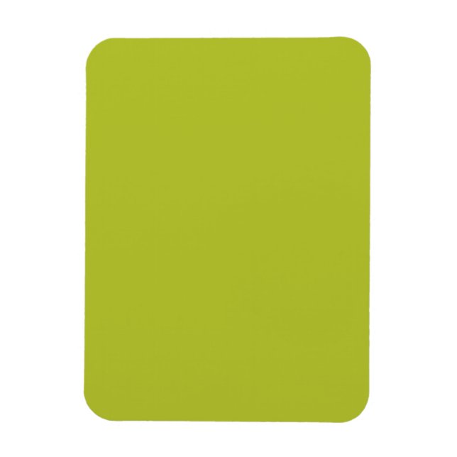 Solid colour plain lime grape green magnet (Vertical)