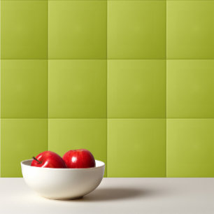 Solid colour plain lime grape green tile