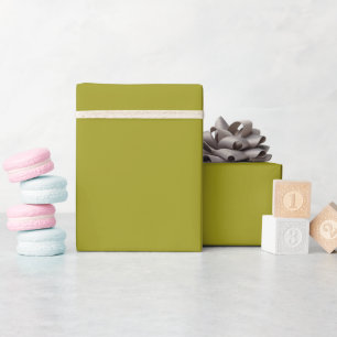 Solid colour plain lime Grape Vine light green Wrapping Paper