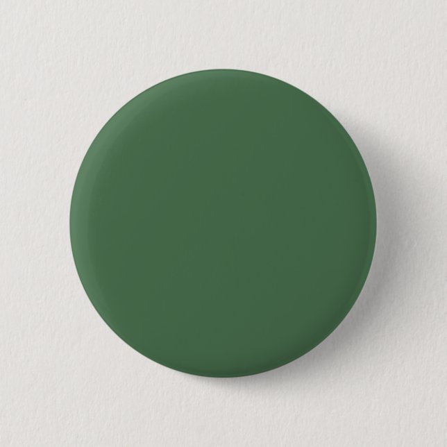 Solid colour plain Moss Green 2 Inch Round Button (Front)