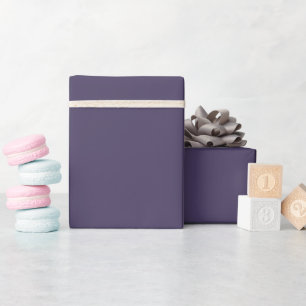 Solid colour plain Mulberry Purple Wrapping Paper