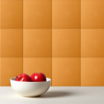 Solid colour plain orange apricot tile<br><div class="desc">Solid colour plain orange apricot design.</div>