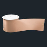 Solid colour plain pale orange Apricot Ice Satin Ribbon<br><div class="desc">Solid colour plain pale orange Apricot Ice design.</div>