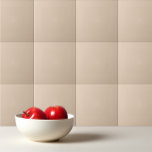 Solid colour plain Palomino beige Tile<br><div class="desc">Solid colour plain Palomino beige design.</div>