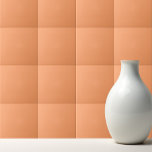 Solid colour plain papaya orange tile<br><div class="desc">Solid colour plain papaya orange design.</div>