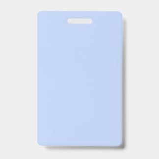 Solid colour plain periwinkle light blue badge
