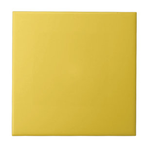 Solid colour plain positive bright yellow tile