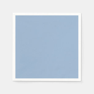 Solid colour plain powder blue napkin