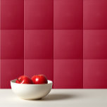Solid colour plain red Barbados Cherry Tile<br><div class="desc">Solid colour plain red Barbados Cherry design.</div>