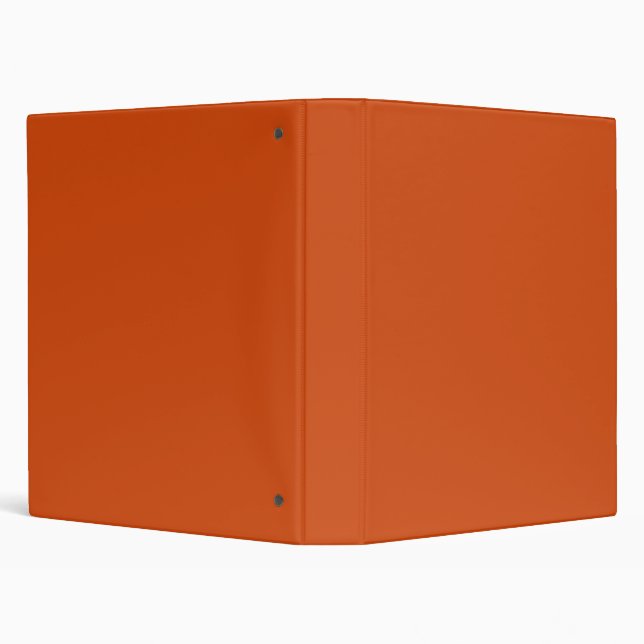 Solid colour plain rusty burnt orange binder (Background)