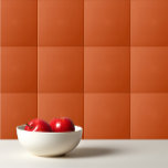 Solid colour plain rusty burnt orange tile<br><div class="desc">Solid colour plain rusty burnt orange design.</div>