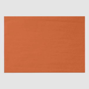 Solid colour plain rusty burnt orange tissue paper