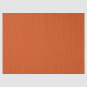 Solid colour plain rusty burnt orange tissue paper