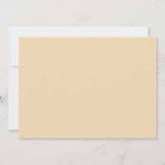 Solid colour plain sand beige dutch white (Front)