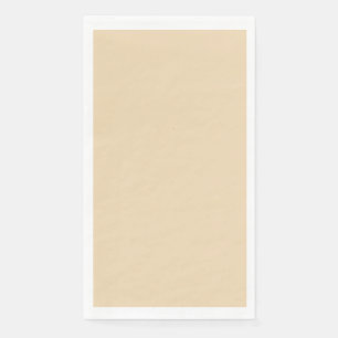 Solid colour plain sand beige dutch white napkin