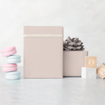 Solid colour plain silver pale Shell Pink Wrapping Paper<br><div class="desc">Solid colour plain silver pale Shell Pink design.</div>