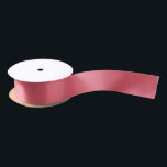 Solid colour plain Sun Kissed Coral pink Satin Ribbon<br><div class="desc">Solid colour plain Sun Kissed Coral pink design.</div>