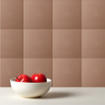 Solid colour plain tan toasted almond tile<br><div class="desc">Solid colour plain tan toasted almond design.</div>