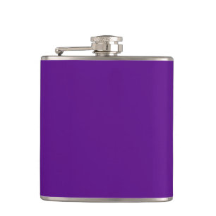 Solid Colour: Purple Hip Flask