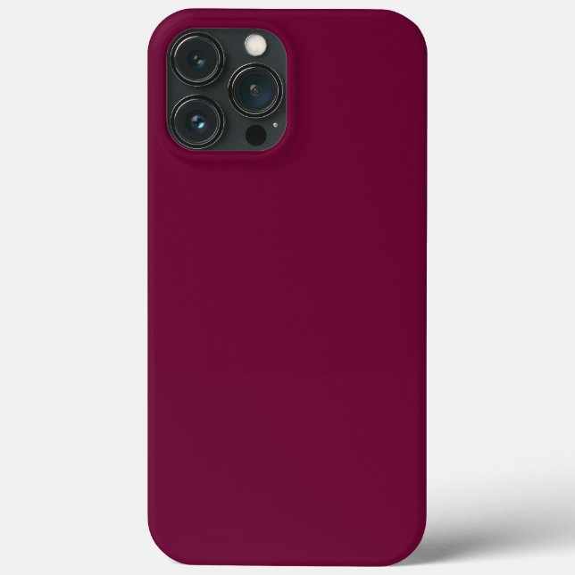 Solid colour purple red Case-Mate iPhone case (Back)