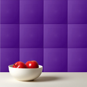 Solid colour rich purple tile