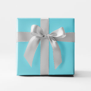 Solid Colour Robin Egg Blue Wrapping Paper