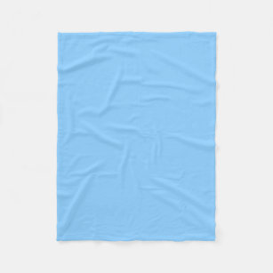 Solid Colour: Sky Blue Fleece Blanket