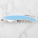 Solid colour sky light blue corkscrew<br><div class="desc">Solid colour sky light blue design.</div>