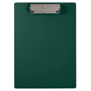 Solid colour spruce dark green clipboard