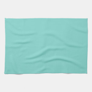 Solid Colour: Turquoise Aqua Kitchen Towel